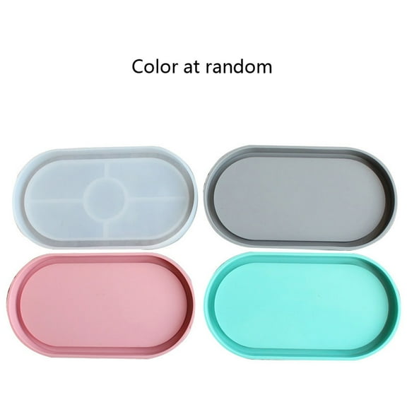 CIYISON Oval Silicone Resin Tray Mold Epoxy Resin Mold Suitable for Diy Resin Casting