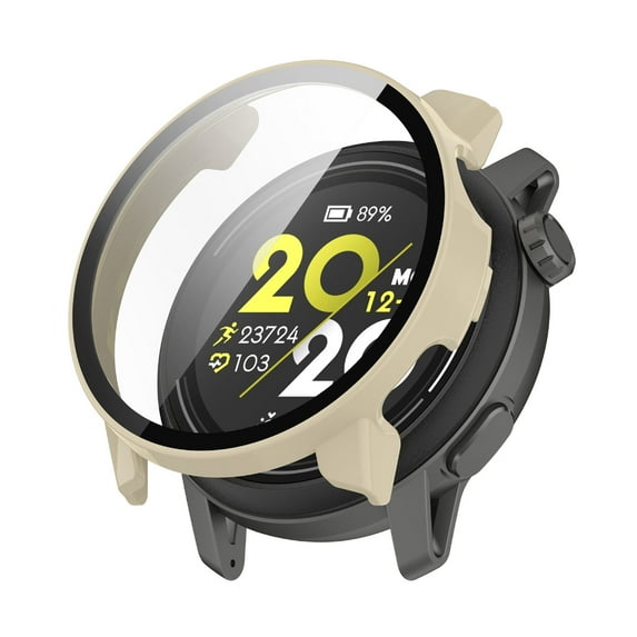 CIYISON PC Case Cover with Tempered Glass Screen Protector for Coros Pace 3 Smartwatch