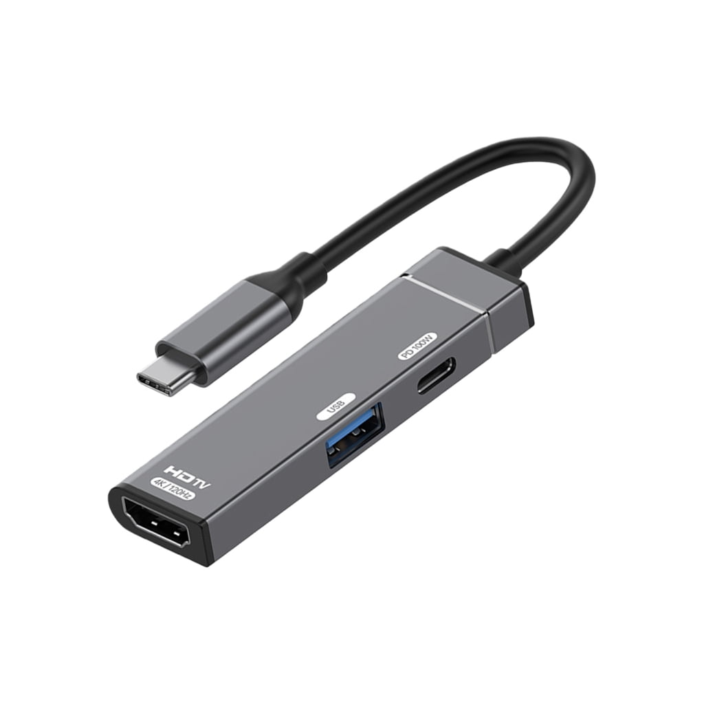 CIYISON PD100W USB C Hubs HDTV 4K 120Hz Output USB A Data Transfer ...