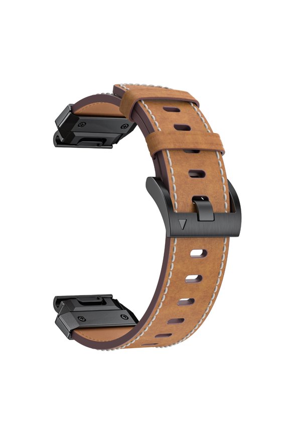 PU Leather Quick Released Watch Strap 22/26mm for 3/5/6X/7X Smartwatch
