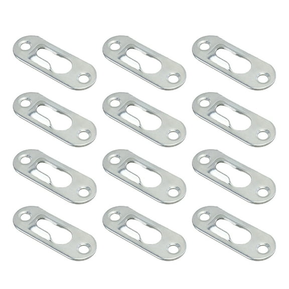 CIYISON Pack of 12 Flush Mount Brackets Heavy Duty Buckle for Mirror & Frame Fixings