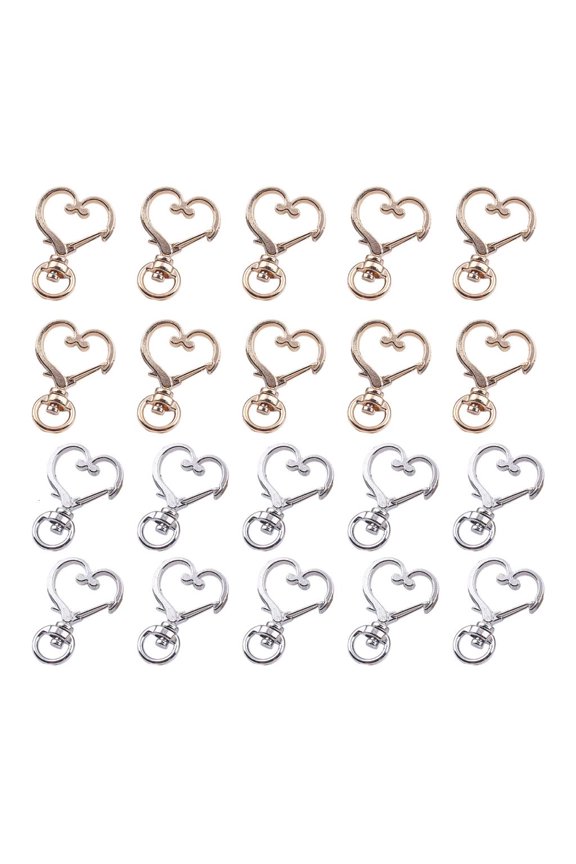 Pack of 20 Innovative Rotating Keychains Featuring Unusual Forms for Quick Key Access and Versatile Decorative Uses