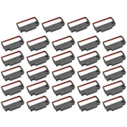 CIYISON Pack of 24 Ink Ribbon Cartridges Black/Red for TM U220, M188B, BTP M300 Printers
