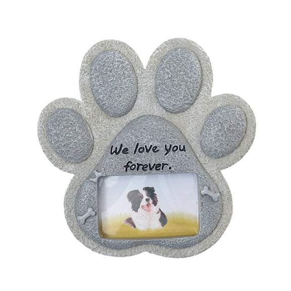 CIYISON Pet Memorial Stone Picture Frame Loving Dog Remembrance- Sympathy Dog or Cat