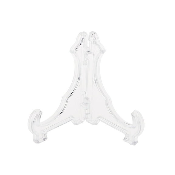 CIYISON Plastic Easel Plate Display Holder for Displaying Pictures Photos Frames Coin Medal Token Badge Stand Wedding Home Decor