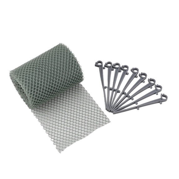 CIYISON Plastic Gutter Protective Netting Guard Heavy Duty Design Block Leaves Debris Hassle Less Installation Weather Resistant