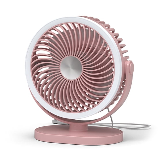 CIYISON Portable Camping Fan With Night Light Ceiling Fan 360 Degree Rotation Quiet Electric Fan USB Powered Fan For Desktop