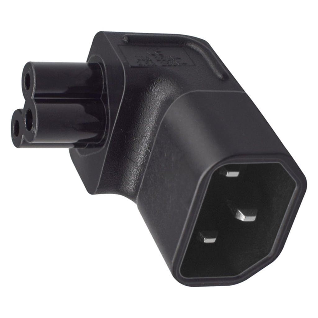CIYISON Power Source Adapter Right Angled IEC320 C14 to C5 Connection ...