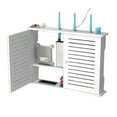 thumbnail image 1 of CIYISON Practical PVC Router Storage Rack Strong Load Bearing Storage Boxes Dustproof Organizer Shelf Moisture Proof, 1 of 13