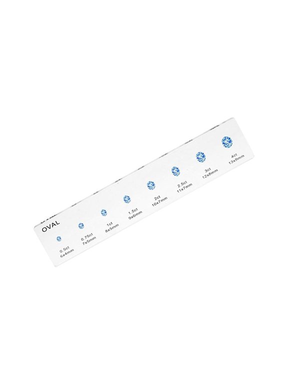 Precisions Gemstones Sizing Tool For Oval/Round/Square Jewelry Making Supplies