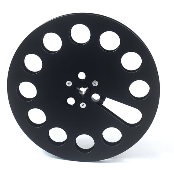 CIYISON Professional 7Inch Aluminum Take Up Reel for Long Play Analog Recording, 11 Holes for Stability