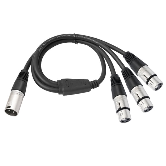 CIYISON Professional Audios Splitter Cable with Alloy Housing and OFC Conductors for Clear Sound Transmission 60cm/23.62in