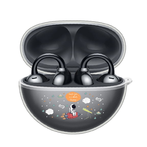 CIYISON Protective Case Skin Cover for FreeClip Headphones Transparent Pouch Shells