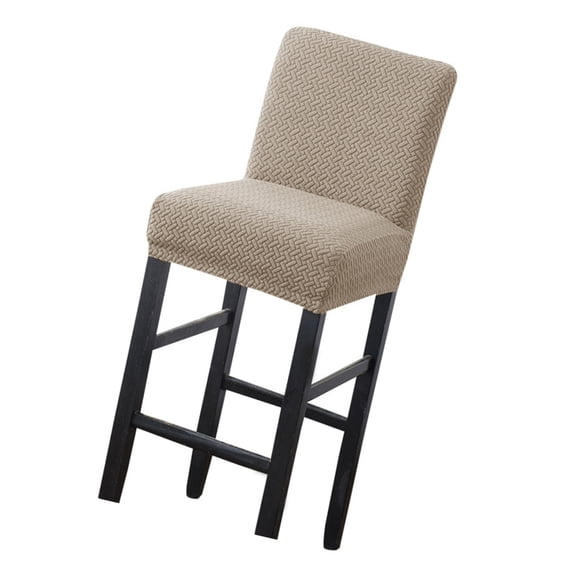 CIYISON Quality Fabric Chair Covers Slipcovers with Back for Bar Stools Dining Chair