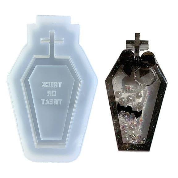 CIYISON Quicksand Resin Casting Molds,Resin Art Shaker Mold,Crystal Silicone Hollow Mold