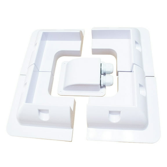 CIYISON Rectangle Set-Free Corner Bracket Mount for RV Boats Caravans Marine Motorhomes