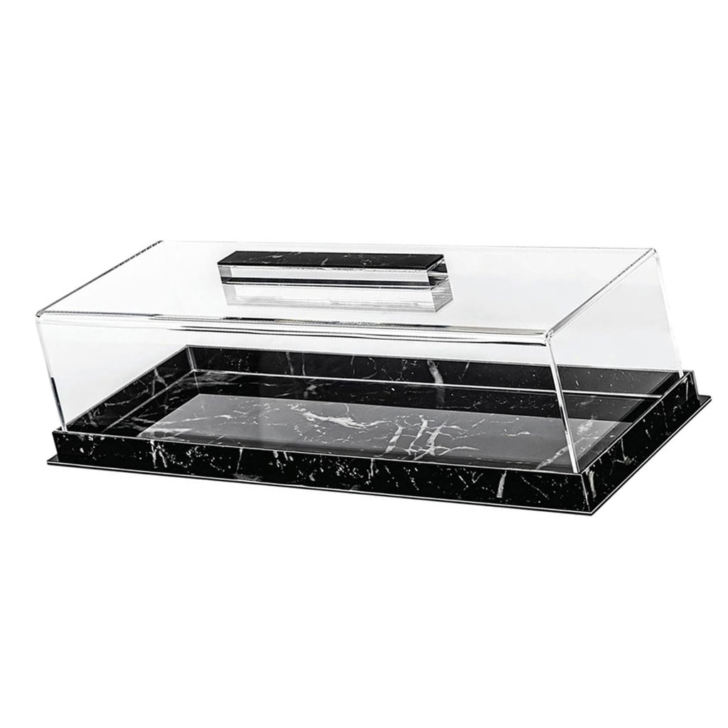 CIYISON Rectangular Cake Holder with Clear Lid Cake Storage Tray Clear ...