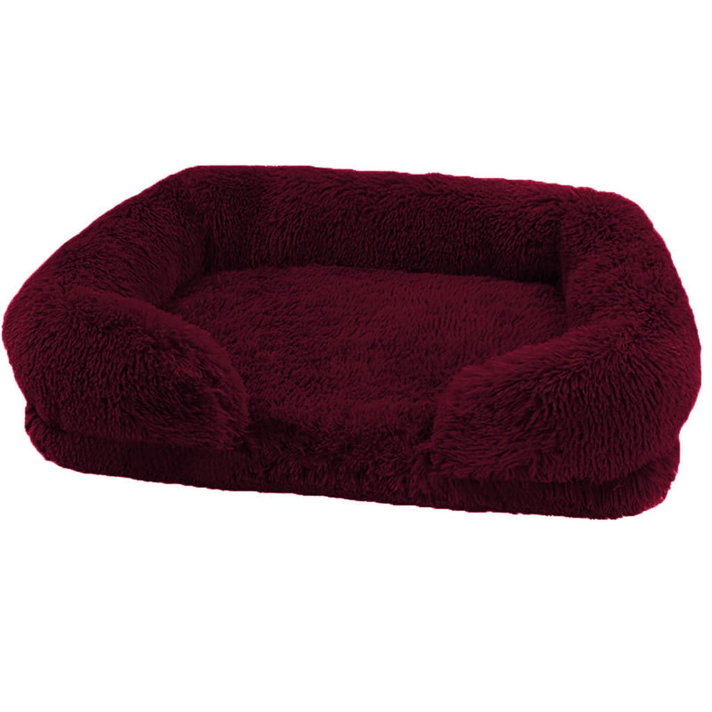 CIYISON Rectangular Cushion Pet Bed Detachable Cushion Nest for Dogs Cats Soothing