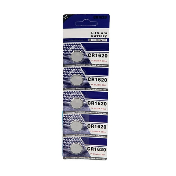 CIYISON Reliable 3V CR1620 Lithium Battery Coin Cell Button Batteries for Low Power Devices Electronics (Pack of 5PC/10PC)
