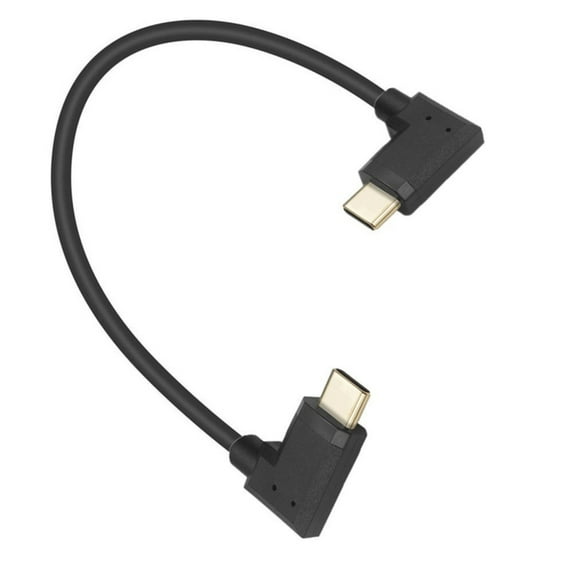 CIYISON Right Angled Type C Cable Male to Male Fast Charging Cord 10Gbps Data Transfer