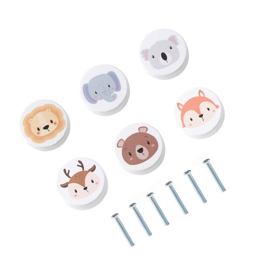 CIYISON Round Woode Drawer Cabinet Handle Multi-style Drawer Knob