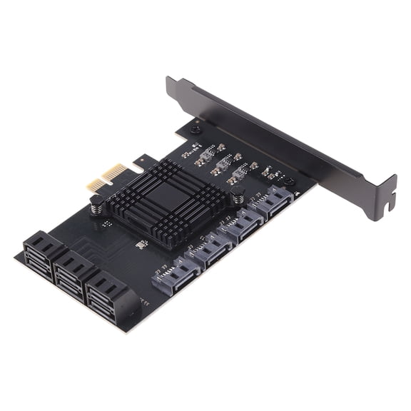 CIYISON SATA 3.0 PCI-E Expansion Card 10-port for Providing a Massive Database 10 Ports PCI-E to SATA 3.0 Card Wear-resistant