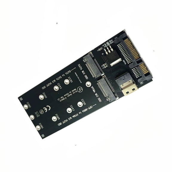 CIYISON SFF-8654 PCIe NVMe Converter Card Transfer Storage Expansion 2 in 1 Adapter M.2 NVMe Adapter Card Host Controller