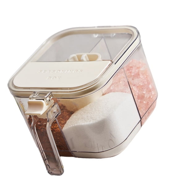 CIYISON Sealed Multiple hamber Seasoning Jar Space Saving Kitchen Pantries Storage Case