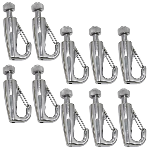 CIYISON Set of 10 Adjustable Picture Hanging Hook Art Gallery Displaying Wire Rope Metal Hooks Stainless Steel Photo Hangers