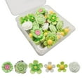 thumbnail image 1 of CIYISON Set of 30 Attractive Flower Push Pins Multifunction Thumb Tacks Pushpin Collection for Securing Documents & Decorating Space, 1 of 12