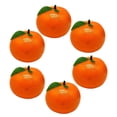 thumbnail image 1 of CIYISON Set of 6 Realistic Artificial Orange Plastic Fruit for Fruit Bowl,Wedding, 1 of 1