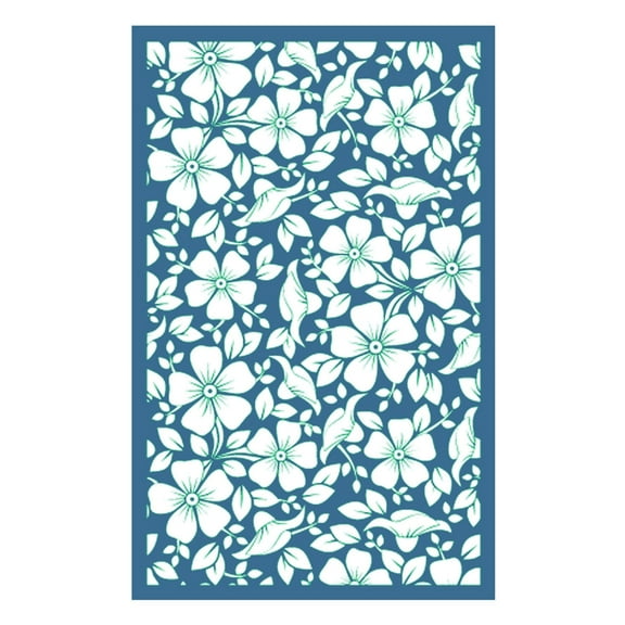 CIYISON Silk Screen Stencils Reusable Silkscreen-Print Kit Flower Mesh-Screen Printing Kit for DIY Earrings Clay T-Shirts-Decor
