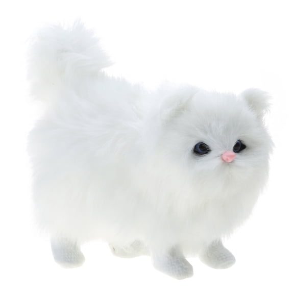 CIYISON Simulation Cat Model Ornament Kitten Figures Gift for Kid Children Home Bedroom