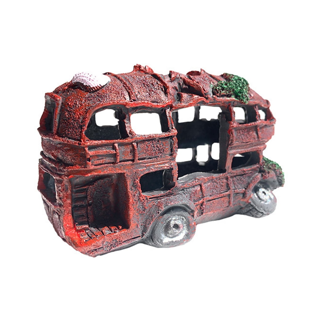 CIYISON Simulation Realistic Wrecked Car Fish Tanks Landscaping ...