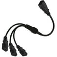 thumbnail image 1 of CIYISON Single C14 to Multiple C13 Power Wire Y Type Splitter Adapter Cable Extension Cord for Computer, Monitor, Scanner UPS, 1 of 16