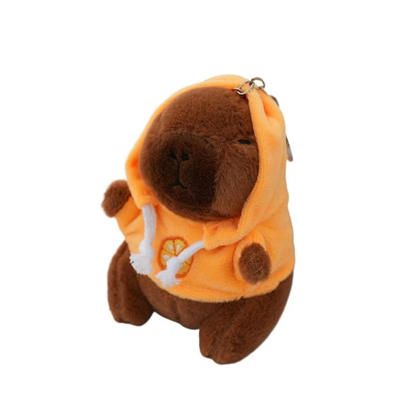 CIYISON Soft Capybara Plushie Toy Bag Hanging Ornament for Home Decoration and Bag Hanging