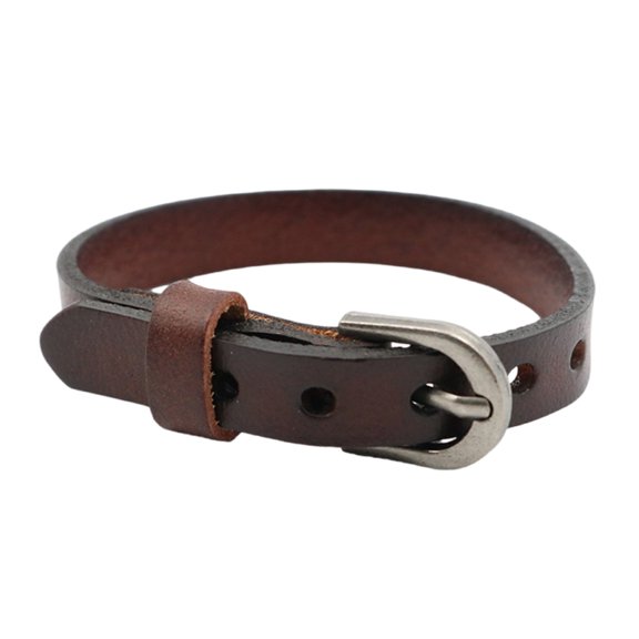 CIYISON Soft Leather Strap Bracelet Elegant Wrist Jewelry Leather Wristband Everyday Wear Bracelet Suitable for Various Occasion