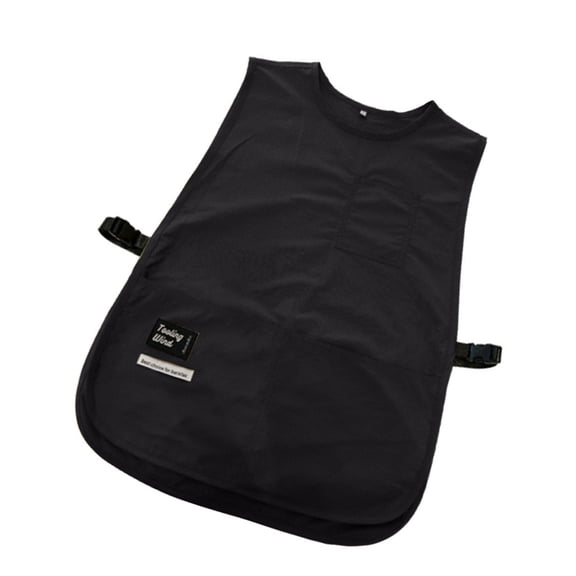 CIYISON Splashproofs Apron Women Men Korean Solid Color Nylon Pinafore Vest Style Sleeveless Apron Coffee Barbers Pet Working
