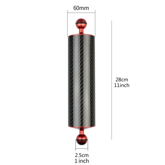 CIYISON Stable Clamping Dual Ball Floating Arm Provide for Extra Buoyancy Arm Diving Tray Perfect Balance Between Stable Clampin