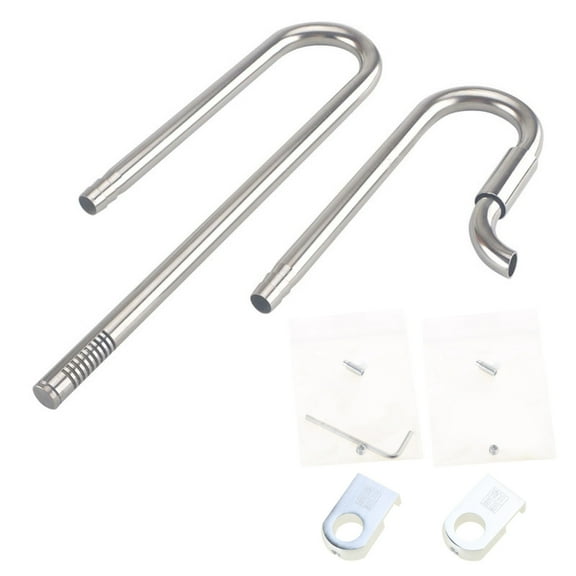 CIYISON Stainless Steel Lily Pipe Inflow with Surface Skimmer for Aquarium Planted for T