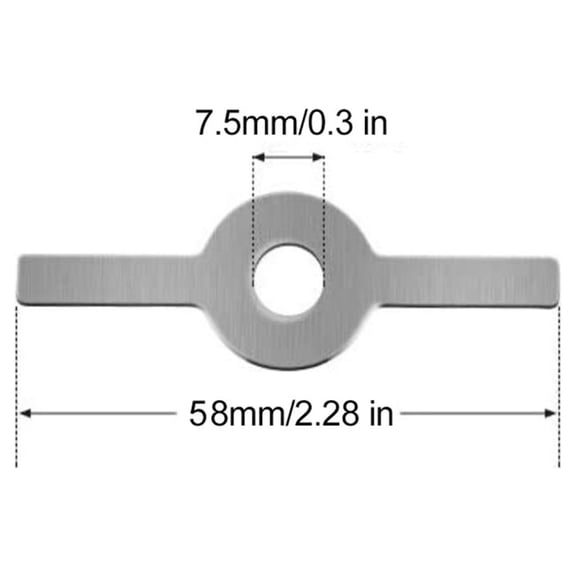 CIYISON Stainless Steel Meat Grinder Disc Meat Grinder Plate Meat Grinder Blade Professional Replacement Accessory for Grinder