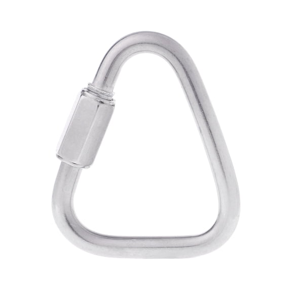 CIYISON Stainless Steel Screw Lock for Triangle Carabiner Climbing Gear Safety Snap Hook for Triangle Lock Climbing Equipment