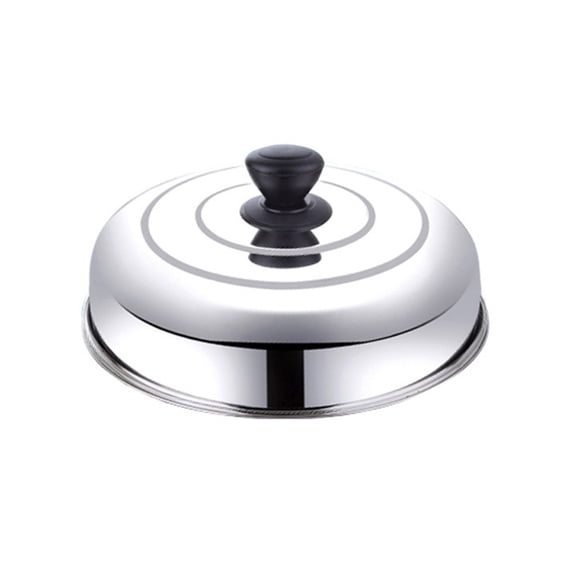 CIYISON Stainless steels Wok Lid Cooker Replacement Lid for Pots, Frying Pan, Tall Pans