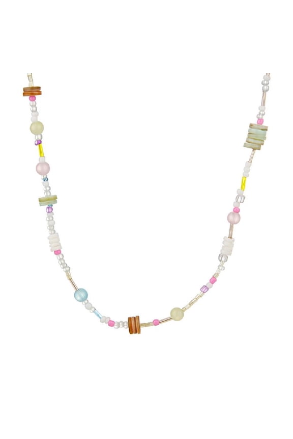 Statement Jewelry Beaded Necklace Resin Material Fashion Beads Jewelry for Women