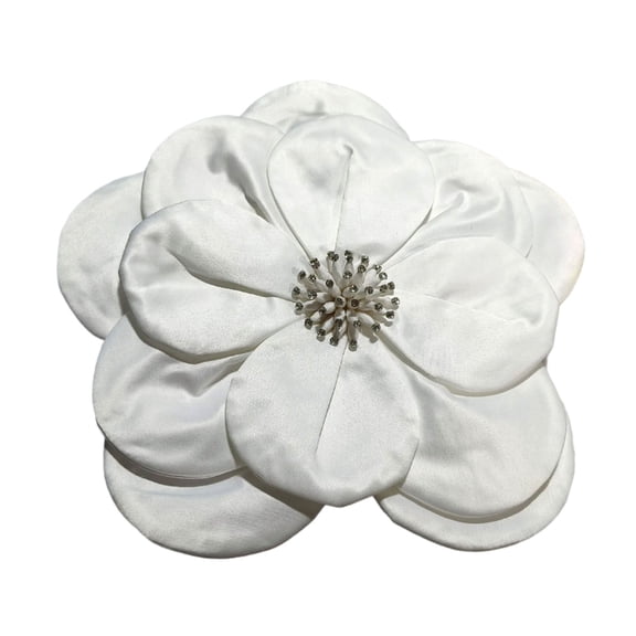CIYISON Statement Large Floral Fabric Brooch Pin Stylish Flower Shaped Breastpin Jewelry