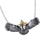 CIYISON Street Fashion Titaniums Steel Hawks Necklace for Men Trendy Jewelry Accessory