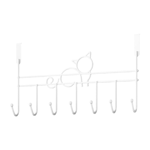 CIYISON Sturdy Carbon Steel Over the Door Hook Easy to Install Portable Accessory for Renters and Dorms Home Organization