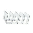 thumbnail image 1 of CIYISON Stylish Clear Sturdy Acrylic Handbag Organizers 4 Section Shelf Divider for Closet and Display Stand Storage Holder, 1 of 10