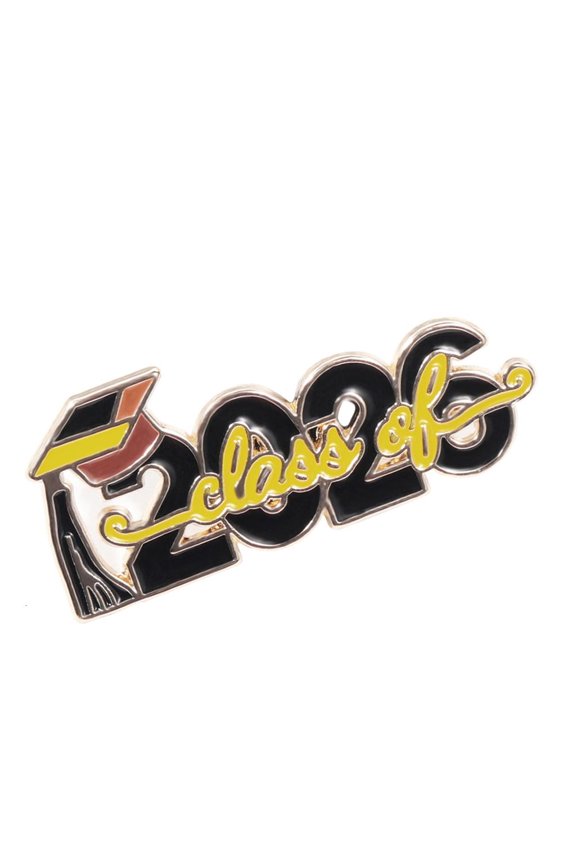 Stylish Graduation Year Pin Brooch Zinc Alloy Lapel Pin For School Celebration