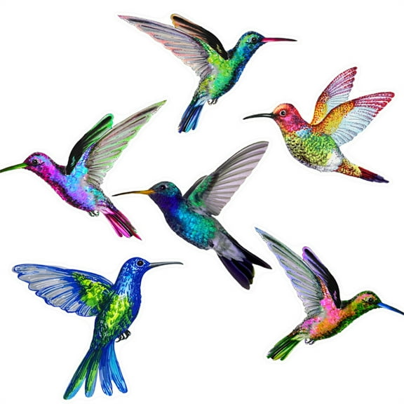 CIYISON Stylishs Bird Decals for Glass Set of 2 Window Stickers for Safety Decors